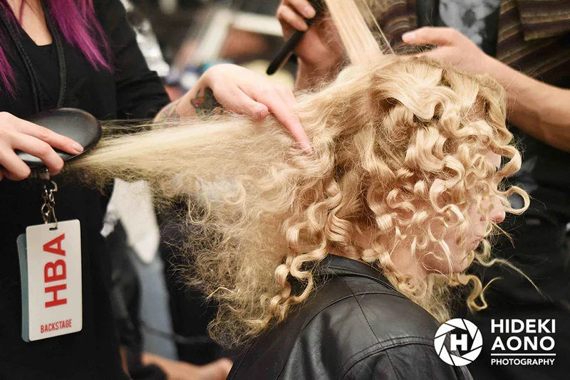 Hideki Aono Hair Makeup1 — NYFW Backstage Hair & Makeup