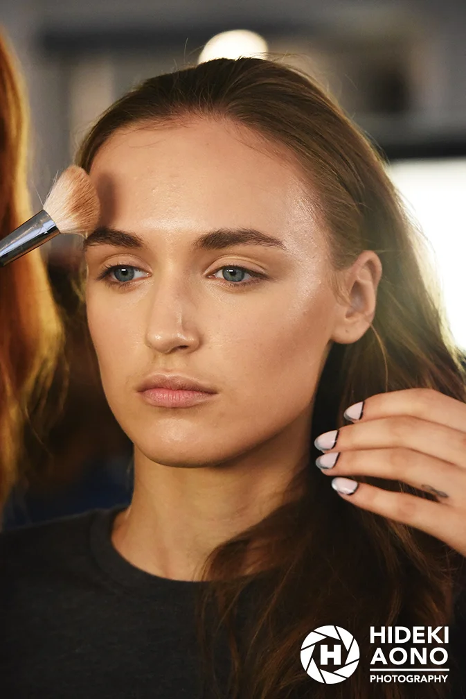 Hideki Aono Hair Makeup3 — NYFW Backstage Hair & Makeup