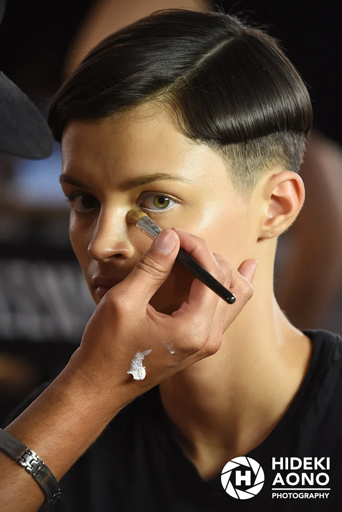 Hideki Aono Hair Makeup4 — NYFW Backstage Hair & Makeup