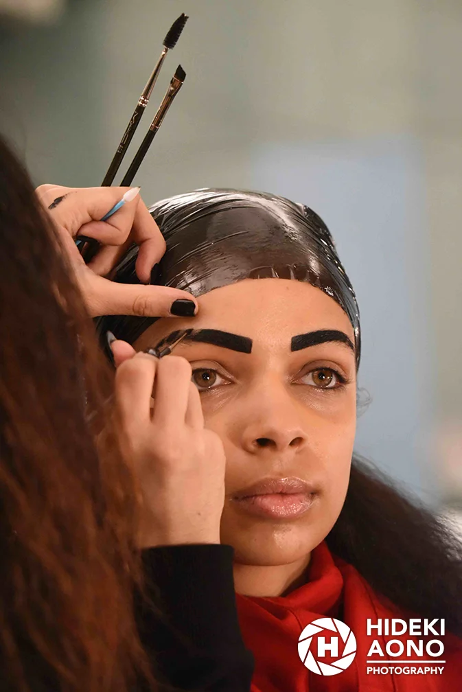 Hideki Aono Hair Makeup 14 — NYFW Backstage Hair & Makeup
